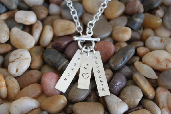 Silver Tag Necklace